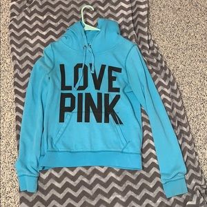 Light blue PINK hoodie